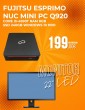 FUJITSU ESPRIMO NUC MINI PC Q920 CORE i5-4590T RAM 8GB SSD 240GB WIN 10 PRO Monitor 22" LED
