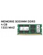 MEMORIE SODIMM DDR3 4 GB 1333 MHZ
