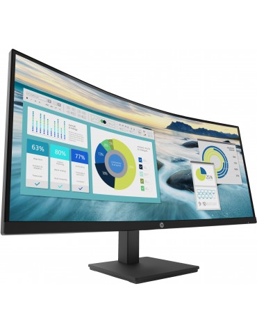 P34hc G4 34" WQHD USB-C Curved Monitor (3440x1440) TI HDMI DP VESA