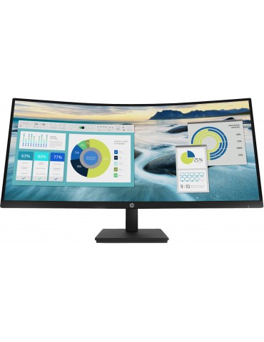 P34hc G4 34" WQHD USB-C Curved Monitor (3440x1440) TI HDMI DP VESA